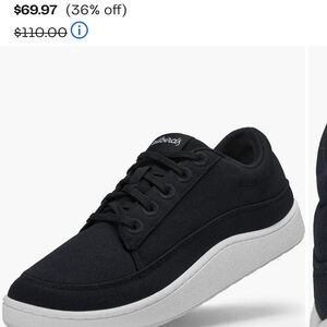 Allbirds Black Canvas Pacer women’s 8